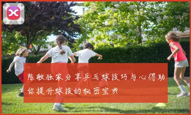 陈敏独家分享乒乓球技巧与心得助你提升球技的秘密宝典